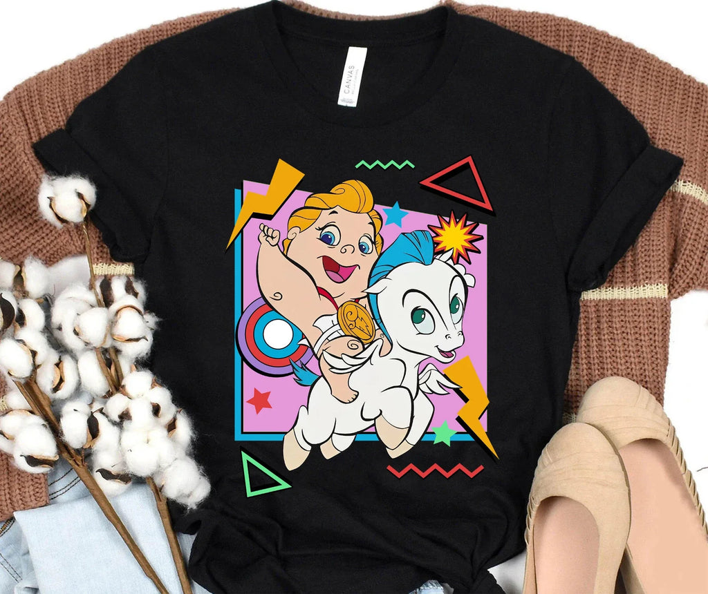 Retro 90s Baby Hercules and Pegasus Unisex Adult - Adult & Kids T-Shirts, Sweatshirts & Hoodies apparel design preview 1