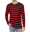 Red Black Striped Gothic Emo Punk Men's - Adult & Kids T-Shirts, Sweatshirts & Hoodies apparel design preview 1
