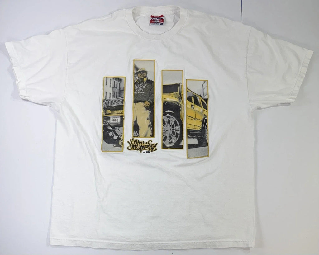 Hard Knocks Graphic XXL White Streetwear Hip Hop - Adult & Kids T-Shirts, Sweatshirts & Hoodies apparel design preview 1