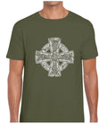 CELTIC CROSS VINTAGE MENS VIKING VEGVISIR LOKI ODIN - Adult & Kids T-Shirts, Sweatshirts & Hoodies apparel design preview 1