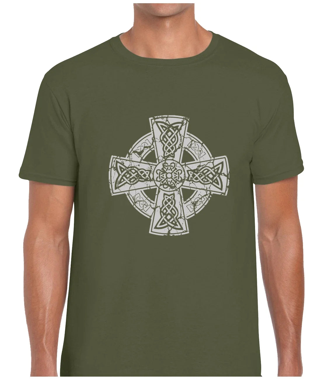 CELTIC CROSS VINTAGE MENS VIKING VEGVISIR LOKI ODIN - Adult & Kids T-Shirts, Sweatshirts & Hoodies apparel design preview 1