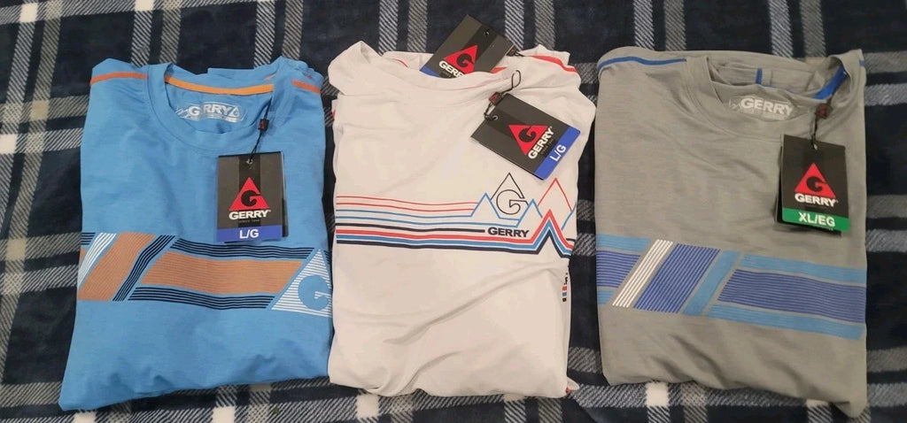 GERRY MEN'S SUN PROTECTION HIKING ATHLETIC TRIANGLE - Adult & Kids T-Shirts, Sweatshirts & Hoodies apparel design preview 1