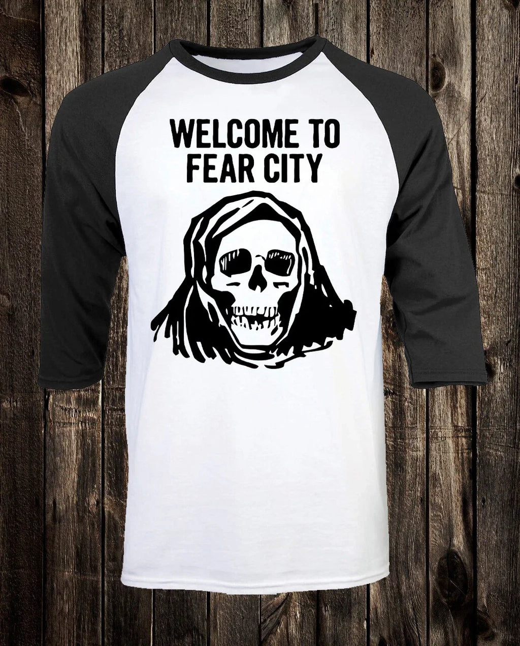 Retro 100% Cotton Punk NYC Welcome To Fear City New - Adult & Kids T-Shirts, Sweatshirts & Hoodies apparel design preview 1