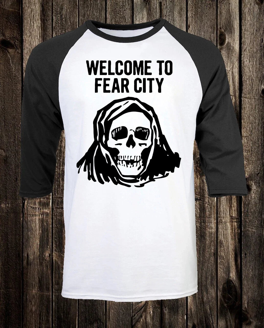 Retro 100% Cotton Punk NYC Welcome To Fear City New - Adult & Kids T-Shirts, Sweatshirts & Hoodies apparel design preview 1
