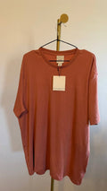 Calvin Klein Supima Cotton Crewneck T‑ Sunset Rose - Adult & Kids T-Shirts, Sweatshirts & Hoodies apparel design preview 1