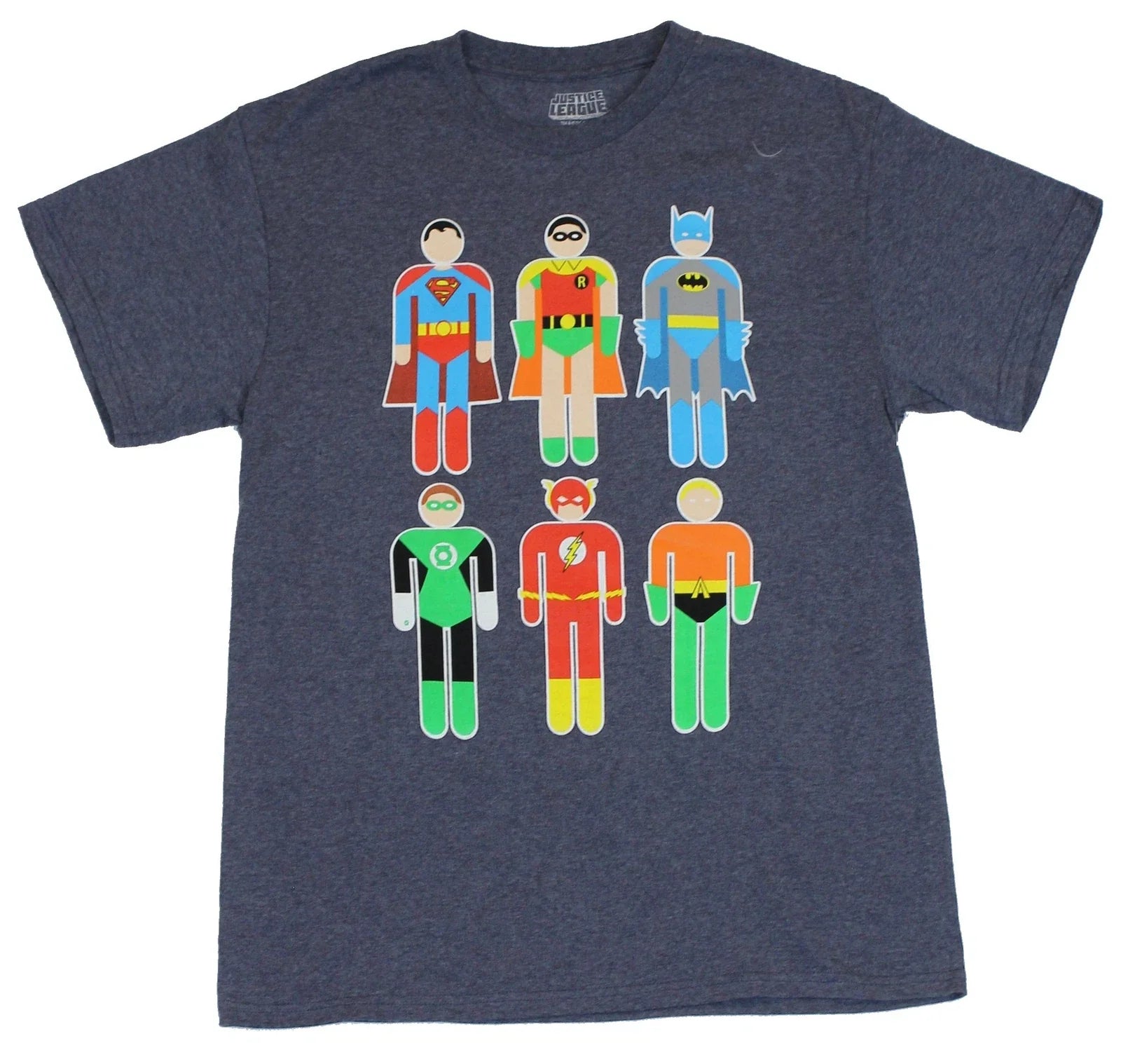 Justice League DC Adult New Super Simple Team Pic - Adult & Kids T-Shirts, Sweatshirts & Hoodies apparel design preview 1