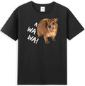 Awawa! Funny Angry Screaming Hyrax Animal Pattern - Adult & Kids T-Shirts, Sweatshirts & Hoodies apparel design preview 1