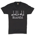 Life Is Full of Important Choices V-Neck Funny Golf - Adult & Kids T-Shirts, Sweatshirts & Hoodies apparel design preview 1