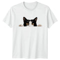 Peeking Tuxedo Cat Cats Birthday Gift For Him And Her - Adult & Kids T-Shirts, Sweatshirts & Hoodies apparel design preview 1
