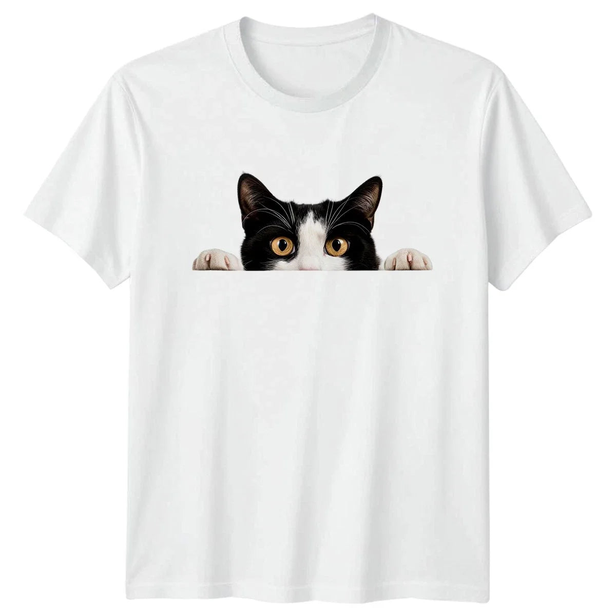 Peeking Tuxedo Cat Cats Birthday Gift For Him And Her - Adult & Kids T-Shirts, Sweatshirts & Hoodies apparel design preview 1