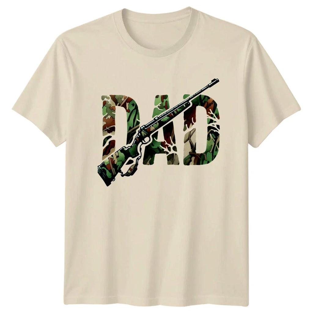 Dad Camo Hunting Rifle Father's Day Gift For Hunter - Adult & Kids T-Shirts, Sweatshirts & Hoodies apparel design preview 1