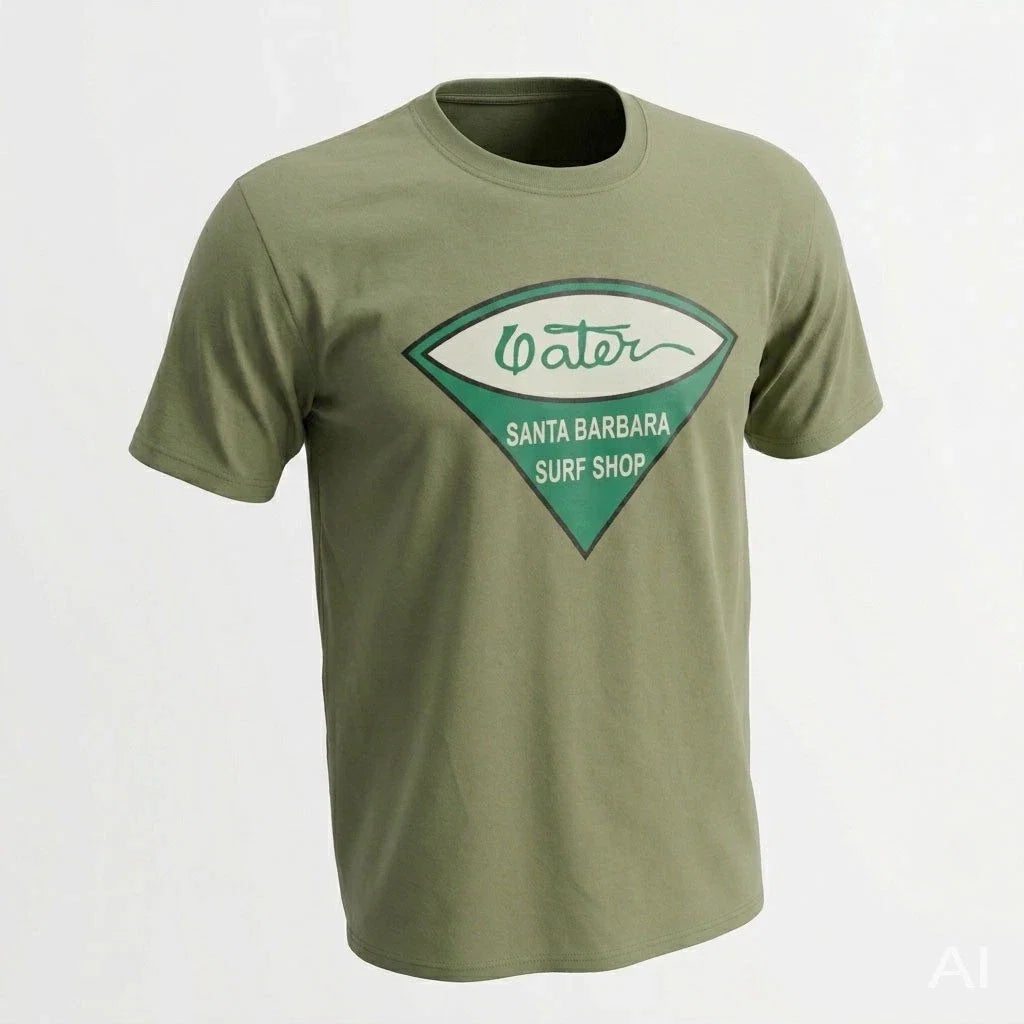 Santa Barbara Surf Shop Water LT Col Kilgore in - Adult & Kids T-Shirts, Sweatshirts & Hoodies apparel design preview 1