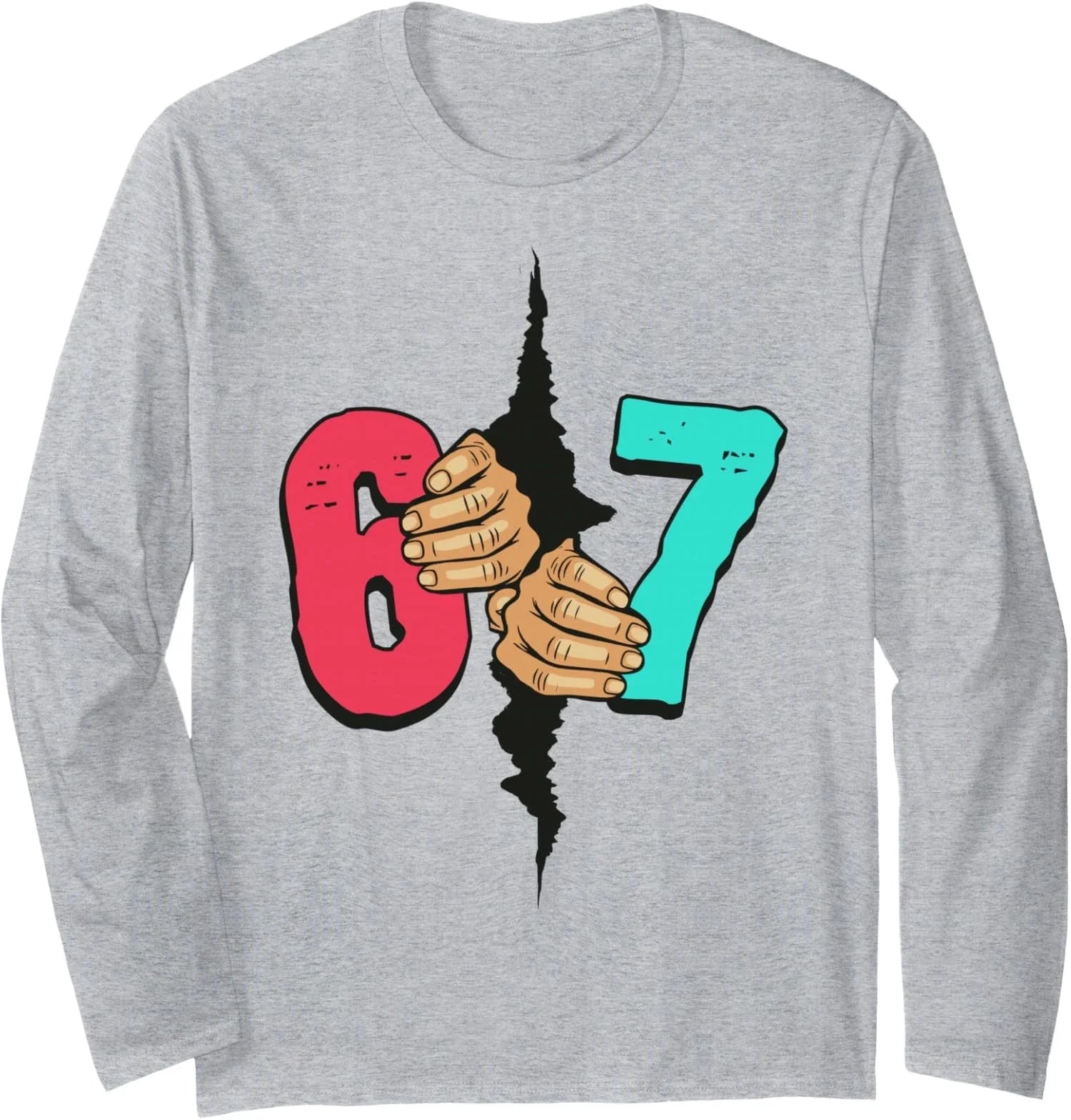 Meme Funny Slang Xmas 6 7 Halloween Design Fun - Adult & Kids T-Shirts, Sweatshirts & Hoodies apparel design preview 1