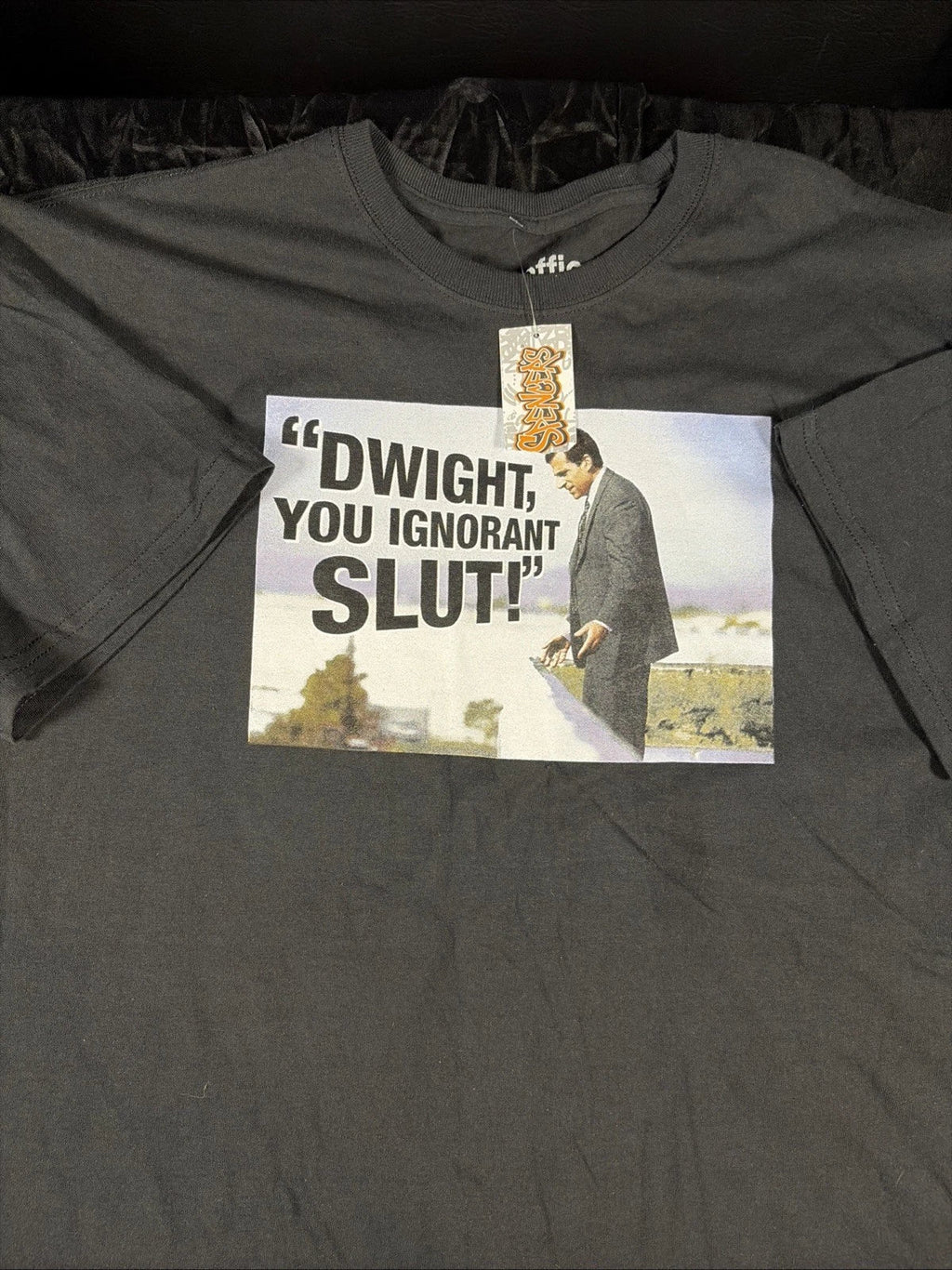 The Office 'Dwight You Ignorant Slut' Men's XL - Adult & Kids T-Shirts, Sweatshirts & Hoodies apparel design preview 1