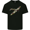 A Supermarine Spitfire Fying Solo Mens Cotton Top - Adult & Kids T-Shirts, Sweatshirts & Hoodies apparel design preview 1