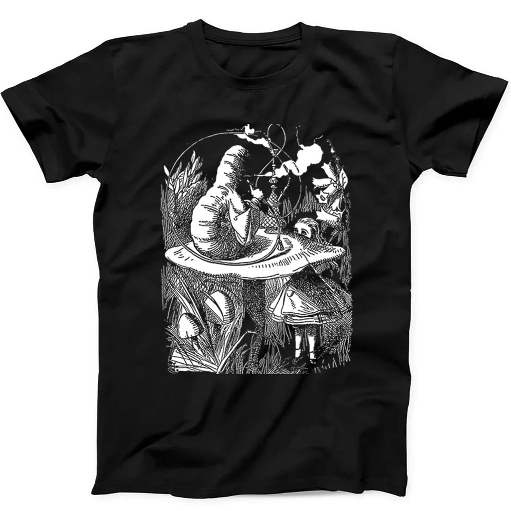 The Caterpillar Parody Alice In Wonderland Funny 558 - Adult & Kids T-Shirts, Sweatshirts & Hoodies apparel design preview 1
