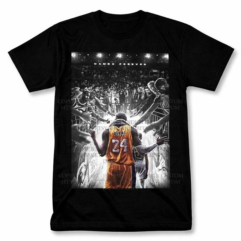Kobe Bryant Black Mamba Graphic Vintage Style - Adult & Kids T-Shirts, Sweatshirts & Hoodies apparel design preview 1