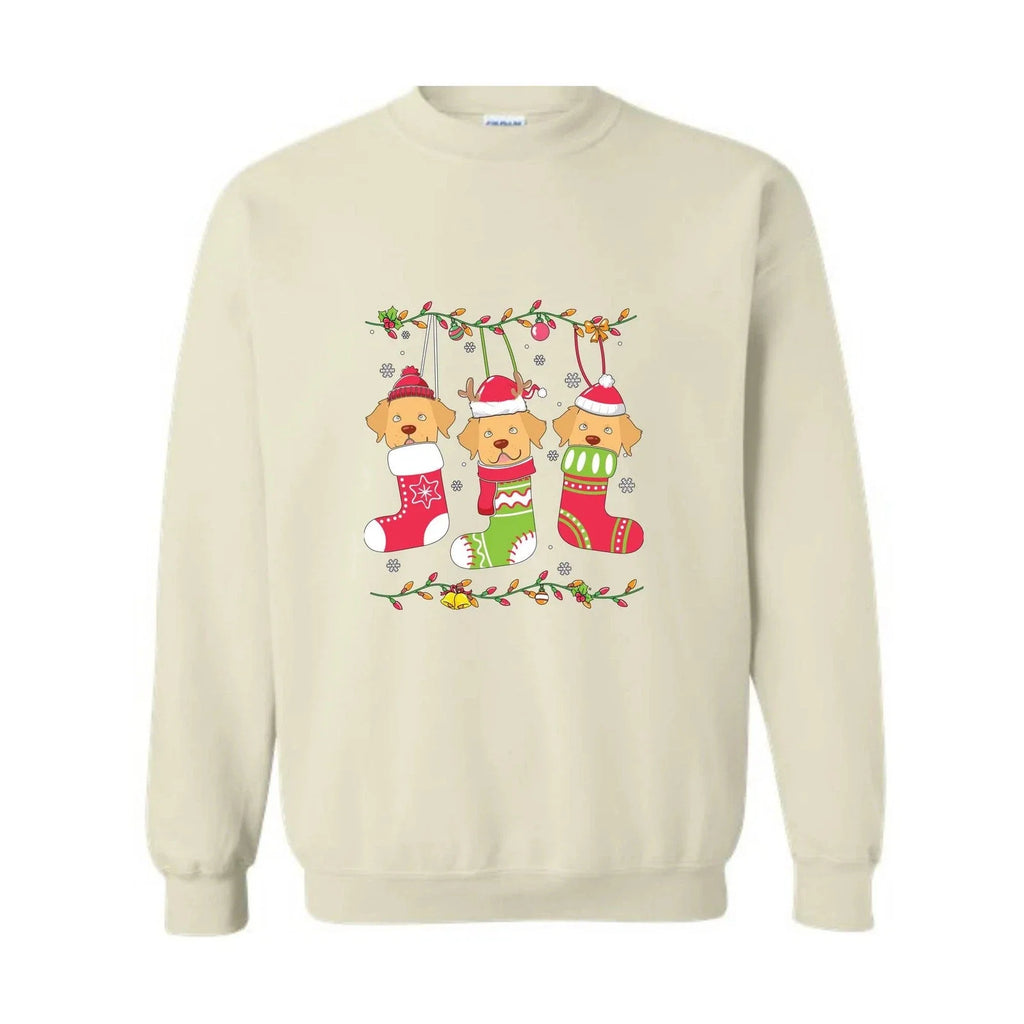 Christmas Golden Retriever Pajama, Dog Happy C - Adult & Kids T-Shirts, Sweatshirts & Hoodies apparel design preview 1