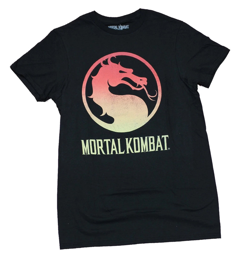 Mortal Kombat Adult New Red To Yellow Simple Fade - Adult & Kids T-Shirts, Sweatshirts & Hoodies apparel design preview 1