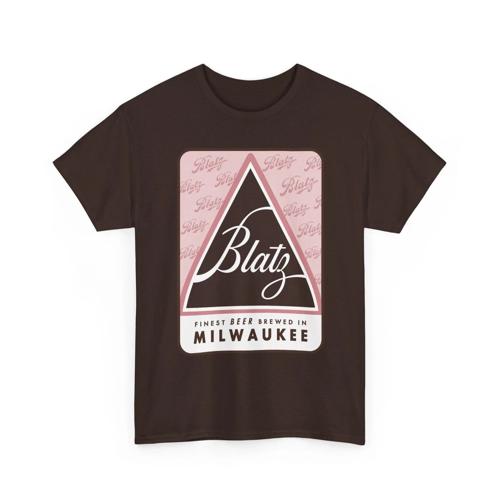 Blatz Finest Beer Brewed In Milwaukee WI Pink Retro - Adult & Kids T-Shirts, Sweatshirts & Hoodies apparel design preview 1