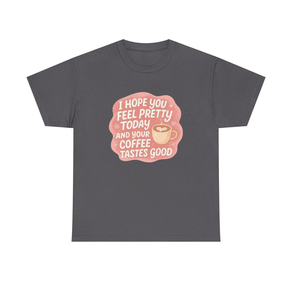 Cute Coffee-Inspired Unisex Heavy Cotton Positive - Adult & Kids T-Shirts, Sweatshirts & Hoodies apparel design preview 1
