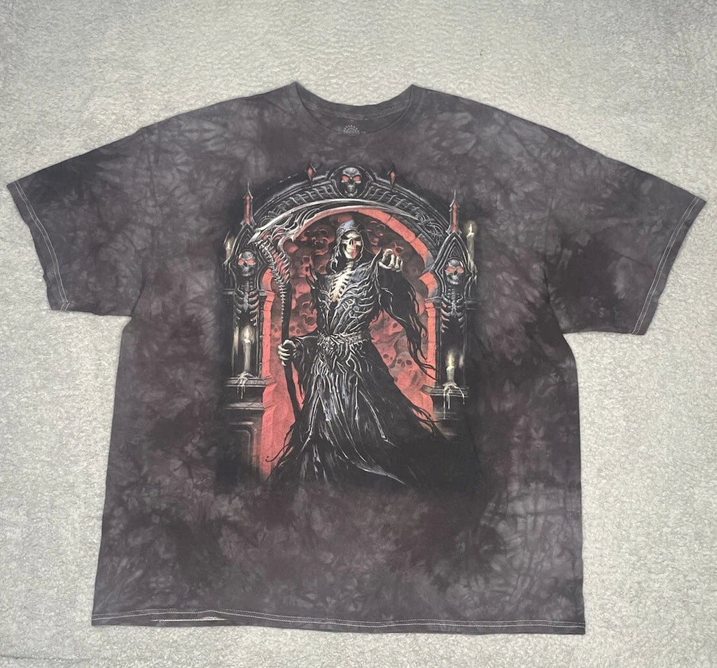 The Mountain Skeleton Mens 2XL Reaper Cyber Grunge - Adult & Kids T-Shirts, Sweatshirts & Hoodies apparel design preview 1
