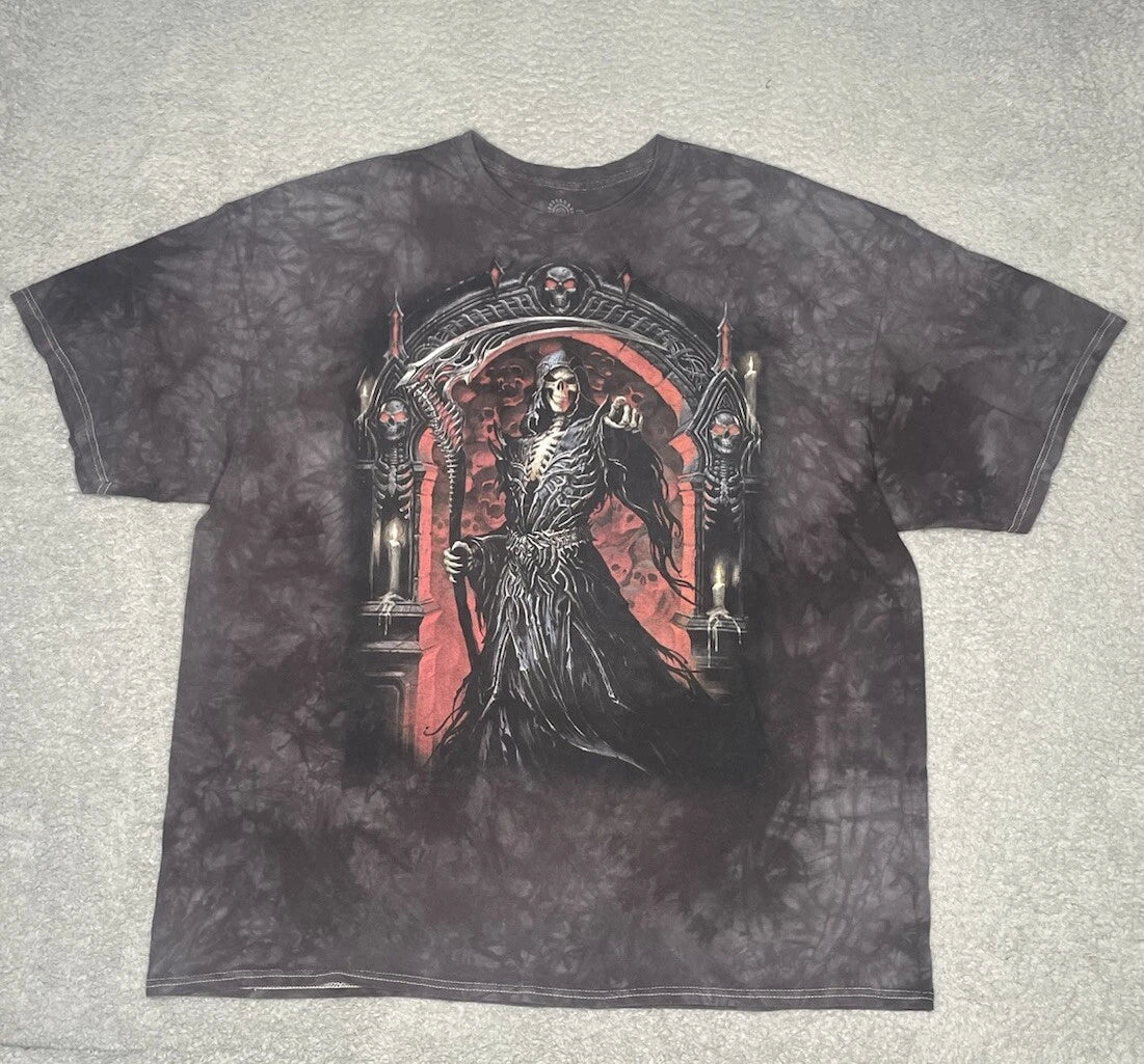 The Mountain Skeleton Mens 2XL Reaper Cyber Grunge - Adult & Kids T-Shirts, Sweatshirts & Hoodies apparel design preview 1