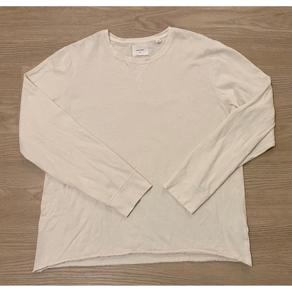 Billy Reid Dylan Crew Neck XL Ivory Minimalist Quiet - Adult & Kids T-Shirts, Sweatshirts & Hoodies apparel design preview 1
