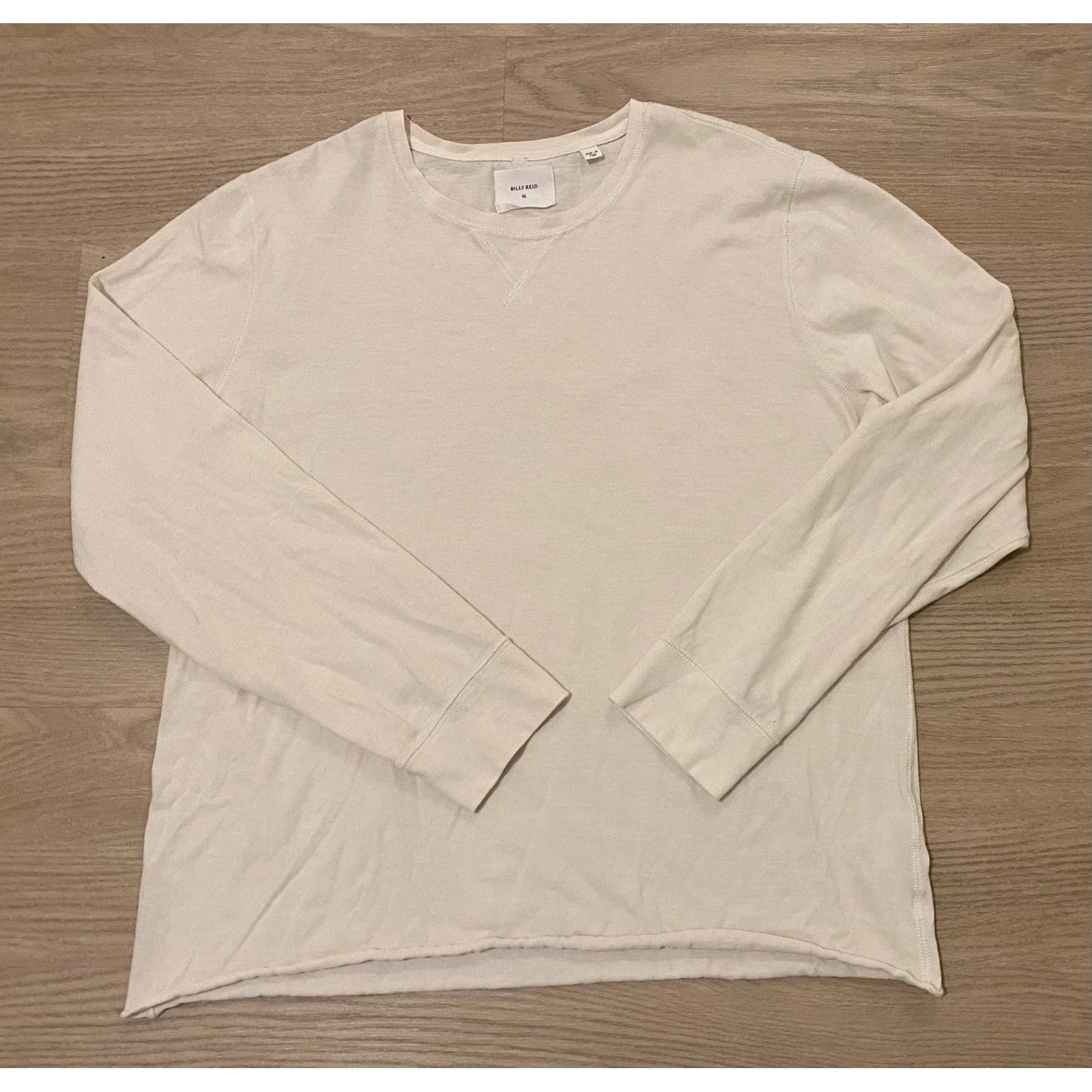 Billy Reid Dylan Crew Neck XL Ivory Minimalist Quiet - Adult & Kids T-Shirts, Sweatshirts & Hoodies apparel design preview 1