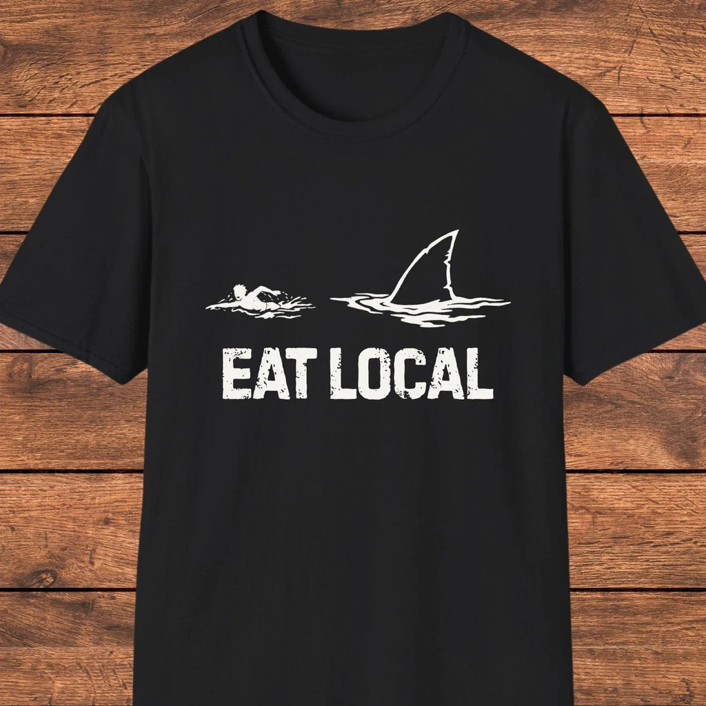 Shark Dark Humor Graphic Funny Ocean Sarcastic - Adult & Kids T-Shirts, Sweatshirts & Hoodies apparel design preview 1