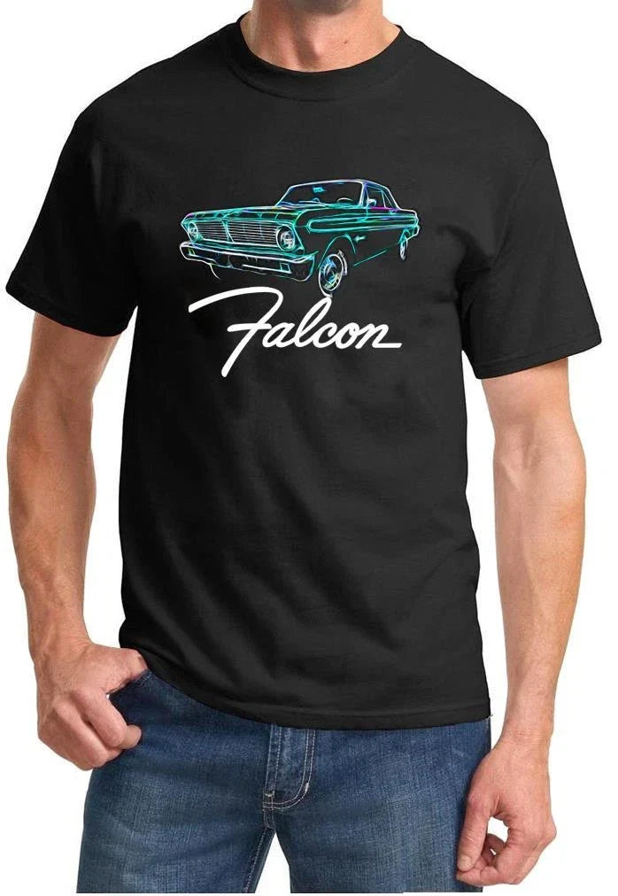 1964 1965 Ford Falcon Hardtop Neon Design NEW FREE - Adult & Kids T-Shirts, Sweatshirts & Hoodies apparel design preview 1