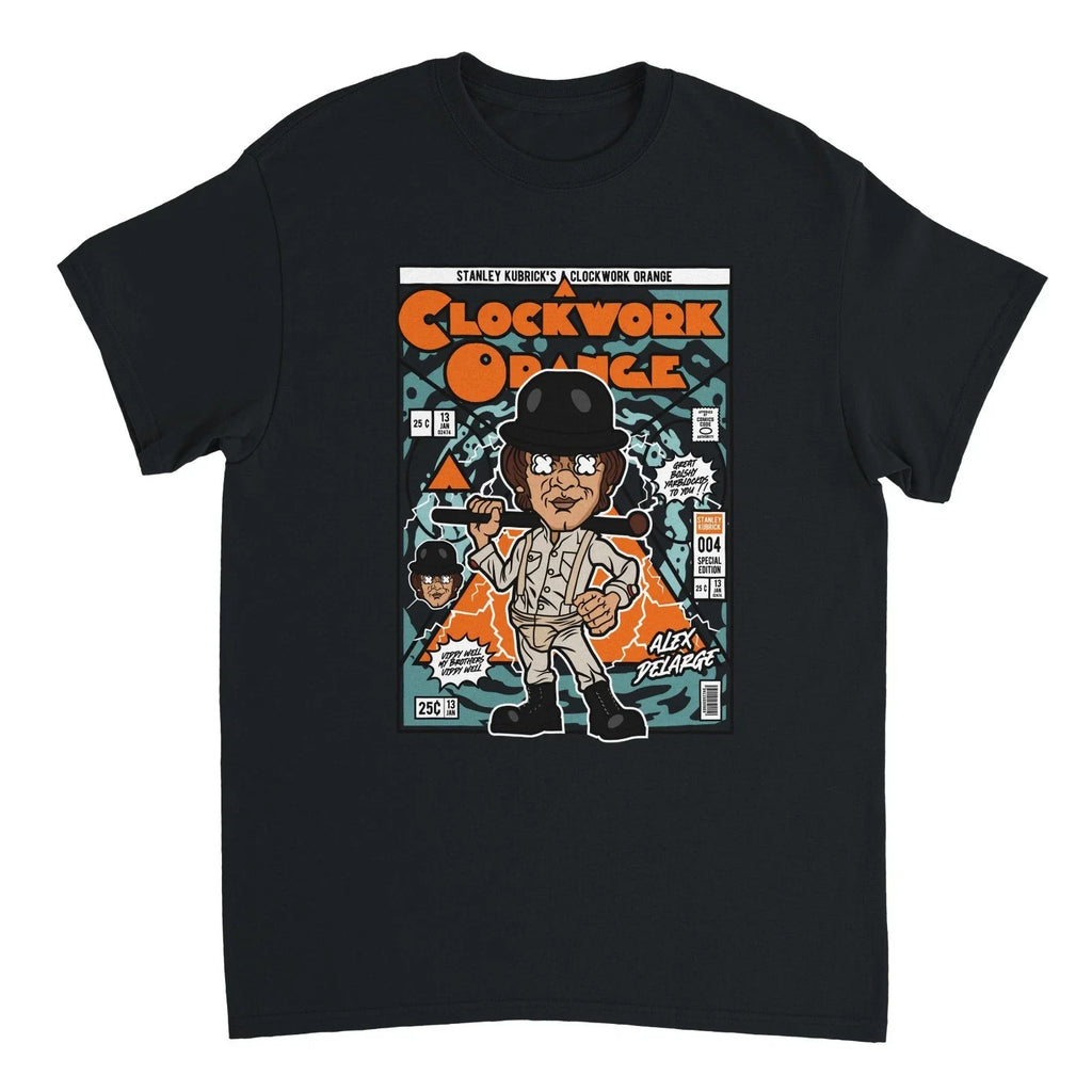 Clockwork Orange Comic Style T‑ Retro Funk Pop - Adult & Kids T-Shirts, Sweatshirts & Hoodies apparel design preview 1