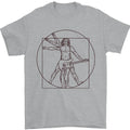 Guitar Vitruvian Man Guitarist Mens 100% Cotton - Adult & Kids T-Shirts, Sweatshirts & Hoodies apparel design preview 1