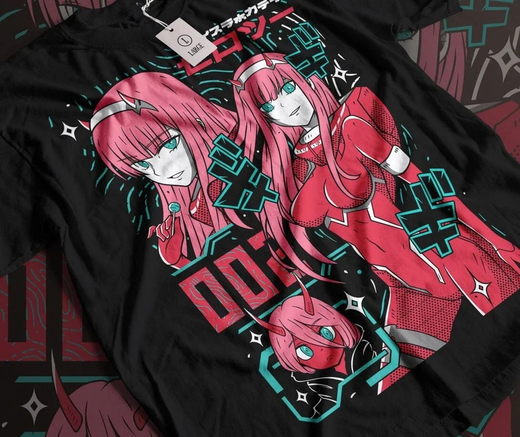 Zero Two ,Anime Aesthetic Anime,Gift,Kawai - Adult & Kids T-Shirts, Sweatshirts & Hoodies apparel design preview 1