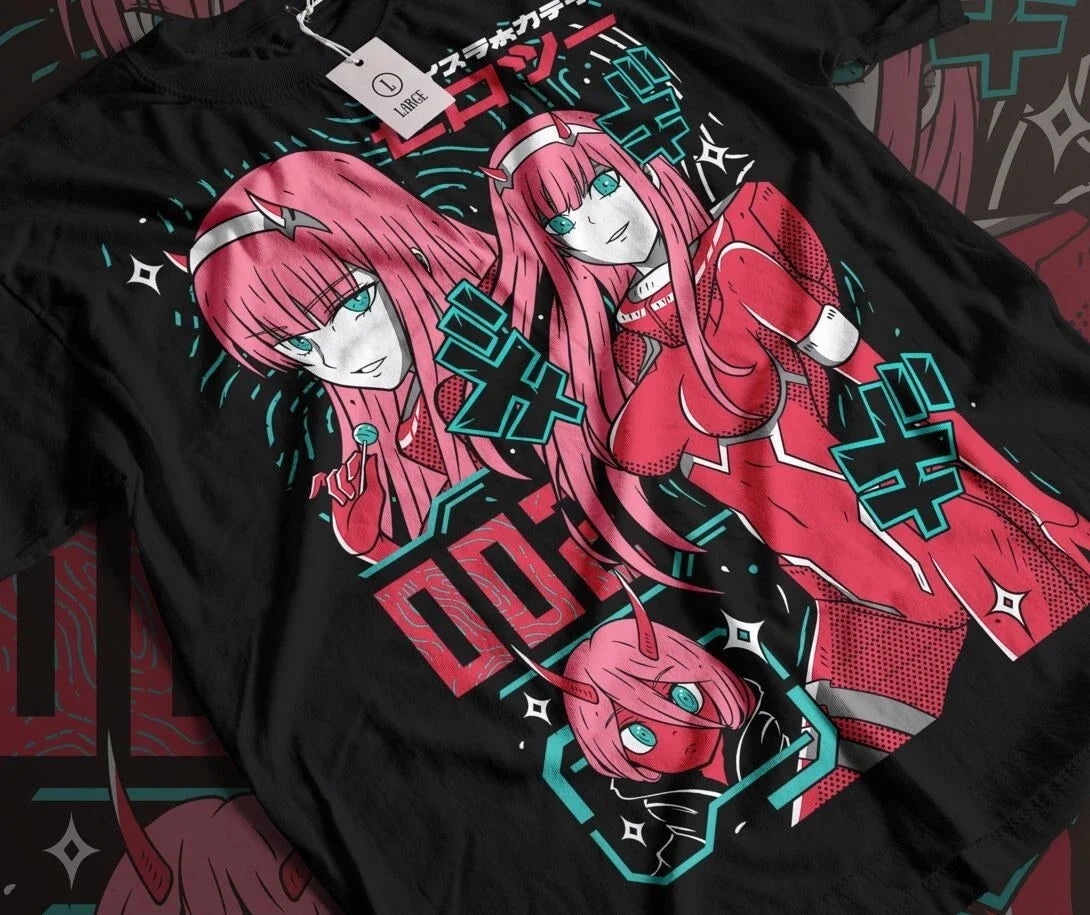 Zero Two ,Anime Aesthetic Anime,Gift,Kawai - Adult & Kids T-Shirts, Sweatshirts & Hoodies apparel design preview 1