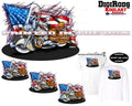 Indian Chief Motorcycle Biker Scribble Flag Digirods - Adult & Kids T-Shirts, Sweatshirts & Hoodies apparel design preview 1