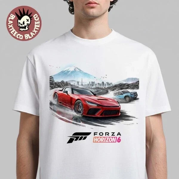 Forza Horizon 6 Game Cover Art - Adult & Kids T-Shirts, Sweatshirts & Hoodies apparel design preview 1