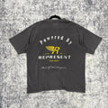 Represent Mens XL Washed Black Powered By Graphic - Adult & Kids T-Shirts, Sweatshirts & Hoodies apparel design preview 1