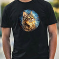 Men's Maine Coon Cat Portrait Motif Cotton Size XS to - Adult & Kids T-Shirts, Sweatshirts & Hoodies apparel design preview 1