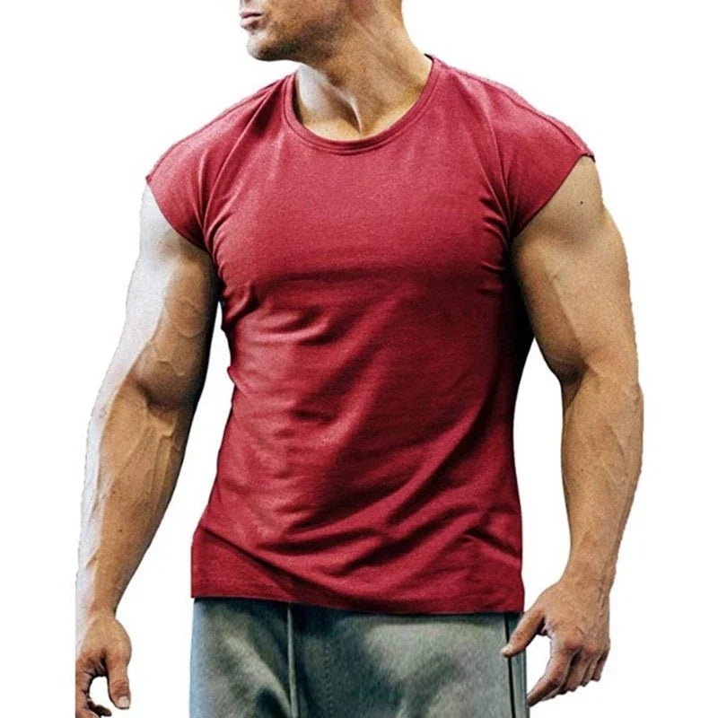 Men's Summer Solid Color Leisure Sports Sleeveless - Adult & Kids T-Shirts, Sweatshirts & Hoodies apparel design preview 1