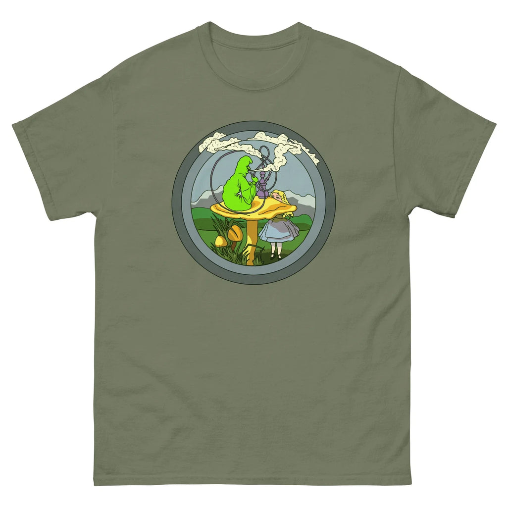 Alice in Wonderland The Caterpillar, LSD blotter, - Adult & Kids T-Shirts, Sweatshirts & Hoodies apparel design preview 1