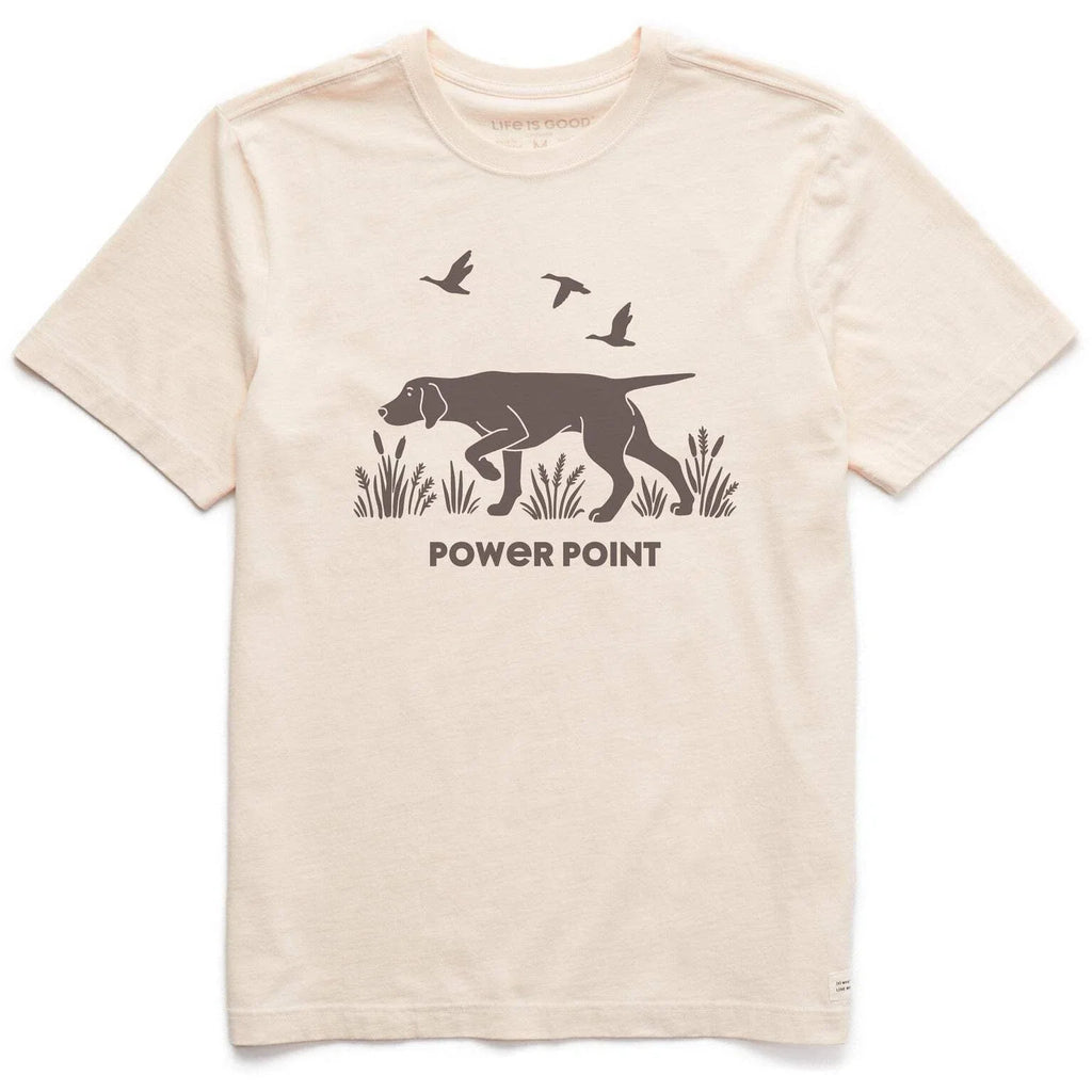 Life is Good 139158 Men's Power Point Hunting Dog - Adult & Kids T-Shirts, Sweatshirts & Hoodies apparel design preview 1