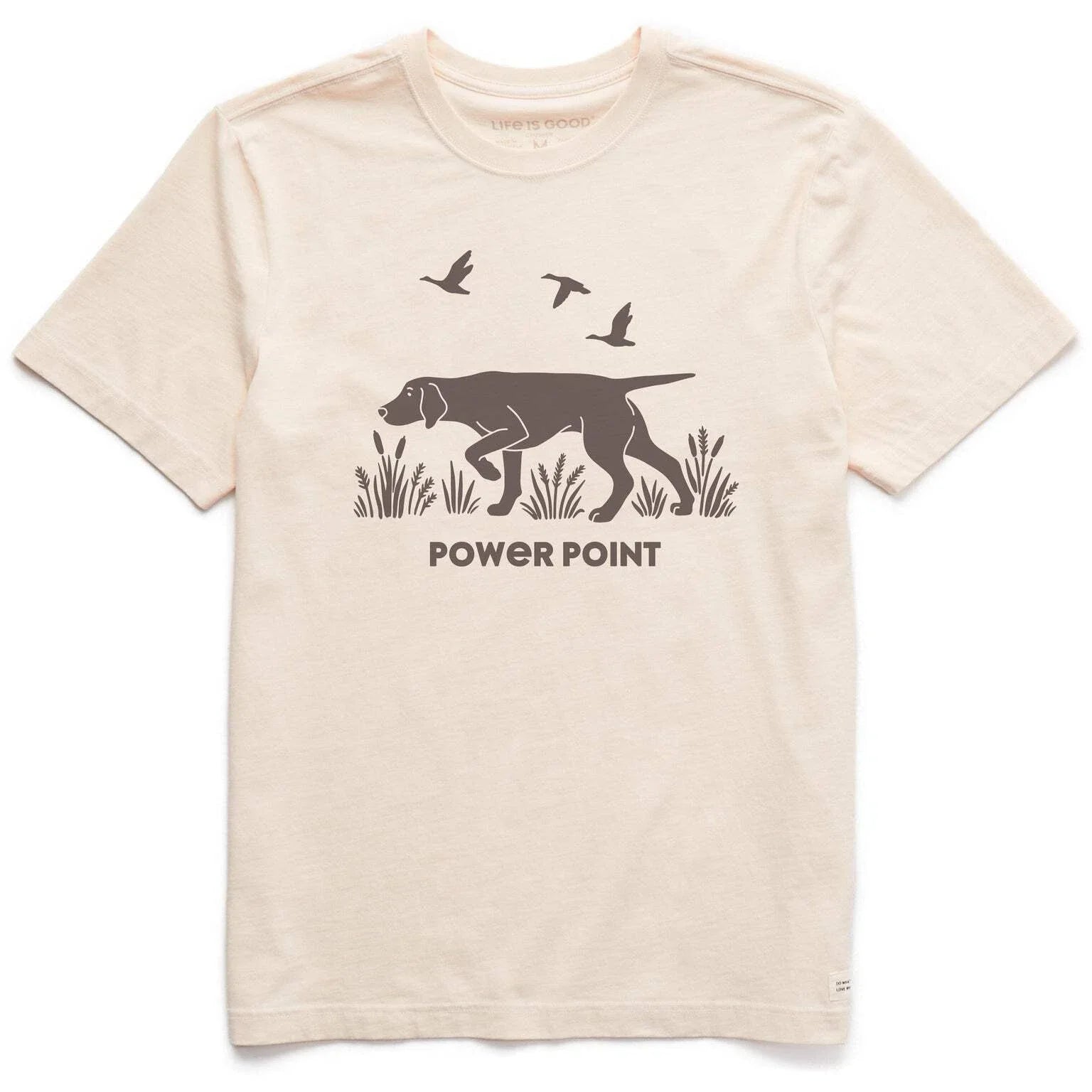 Life is Good 139158 Men's Power Point Hunting Dog - Adult & Kids T-Shirts, Sweatshirts & Hoodies apparel design preview 1