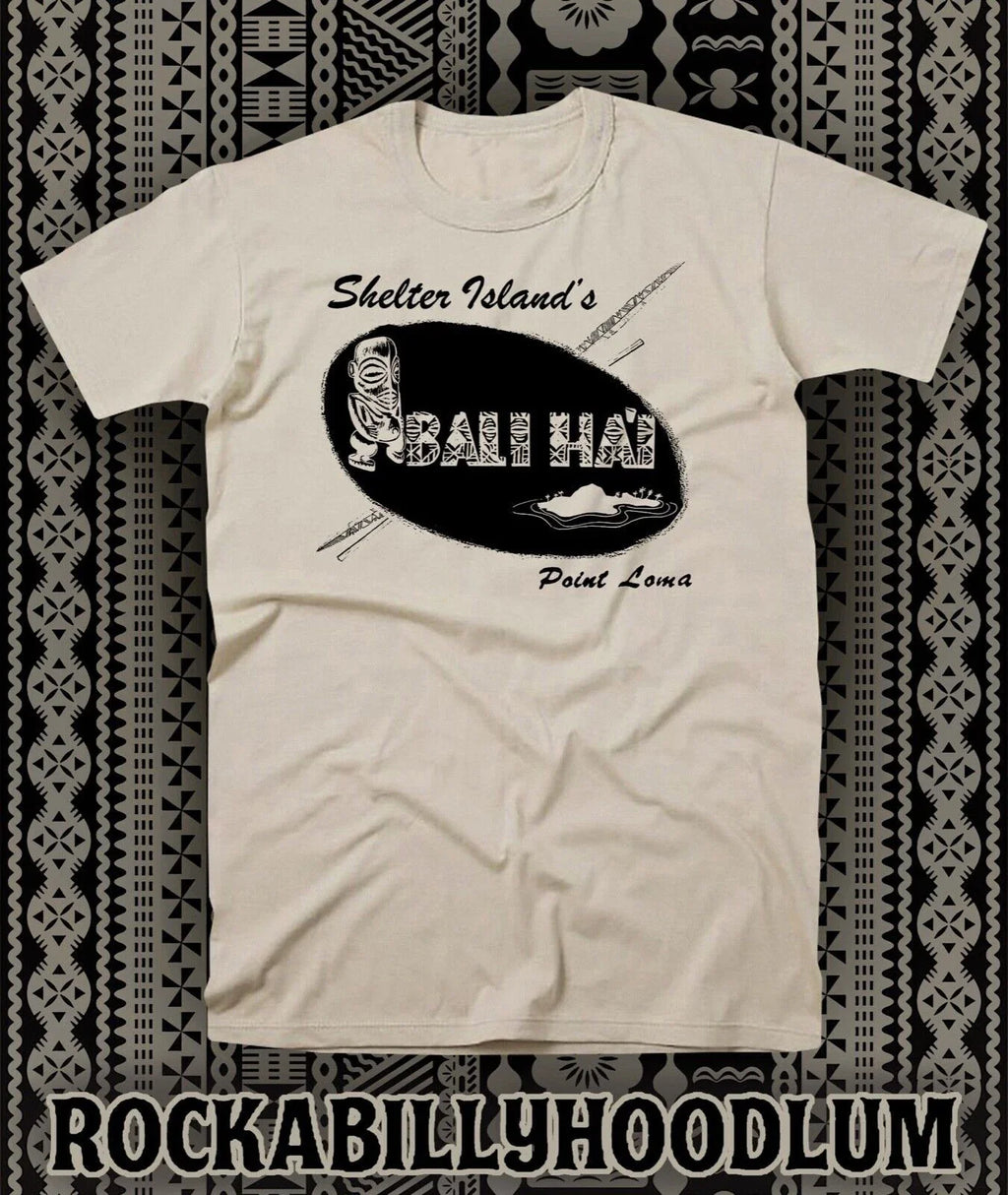 Retro Tiki Art Bar Mug Restaurant Bali Hai Shelter - Adult & Kids T-Shirts, Sweatshirts & Hoodies apparel design preview 1