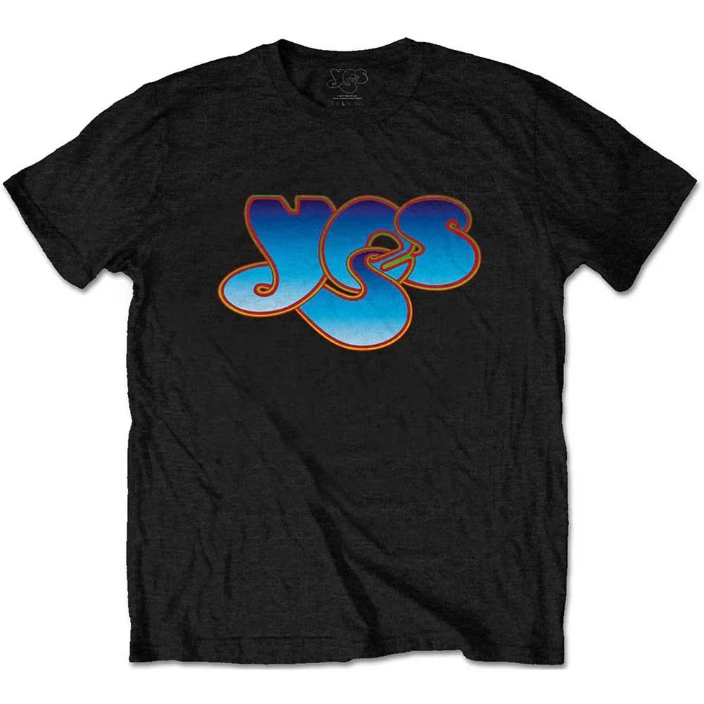 Men's Yes Classic Blue Logo Slim Fit Medium Black - Adult & Kids T-Shirts, Sweatshirts & Hoodies apparel design preview 1
