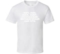 Seven Dirty Words George Carlin Funny - Adult & Kids T-Shirts, Sweatshirts & Hoodies apparel design preview 1
