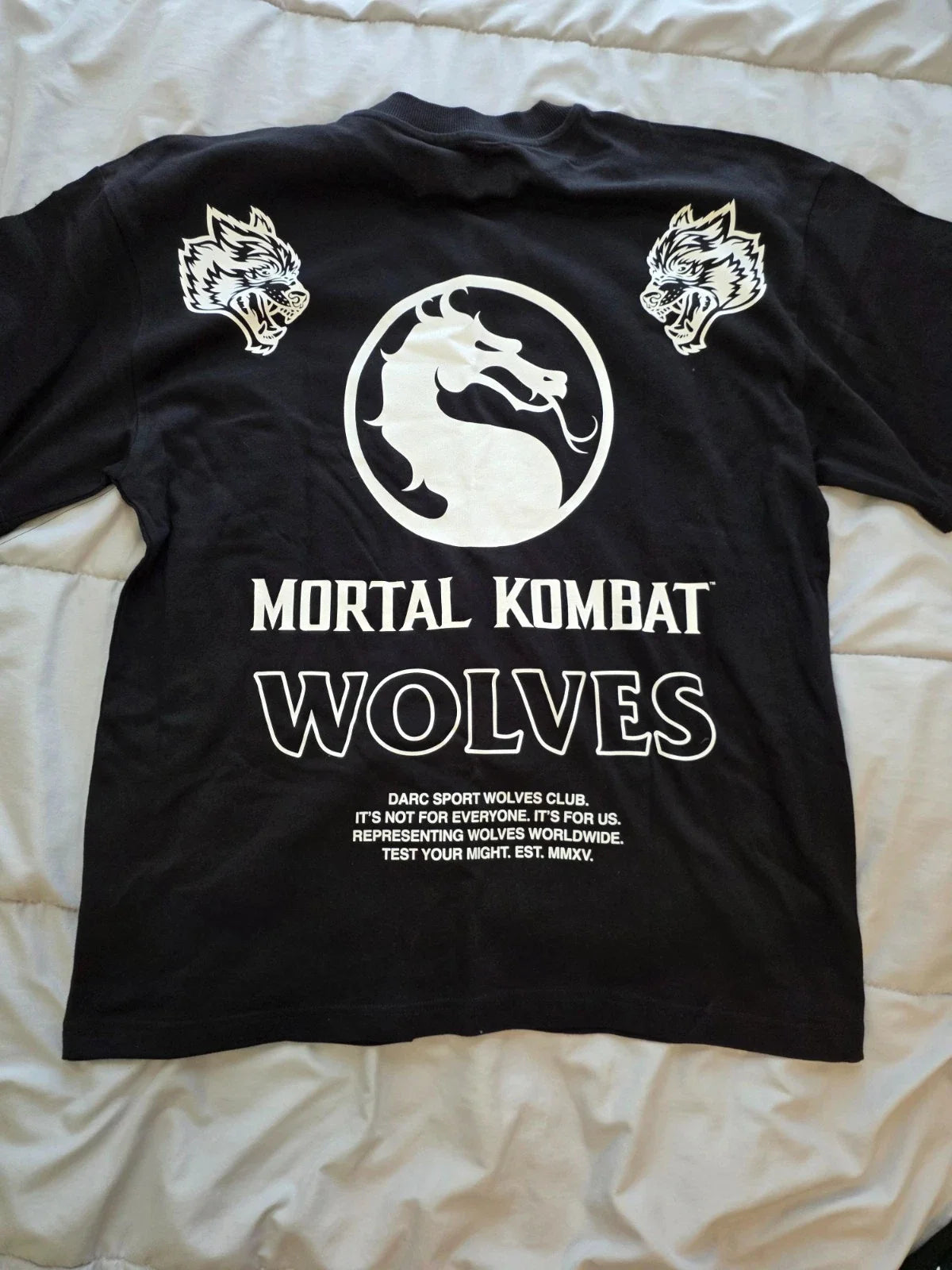 Darc Sport Mortal Kombat Black Medium Sold Out Collab - Adult & Kids T-Shirts, Sweatshirts & Hoodies apparel design preview 1