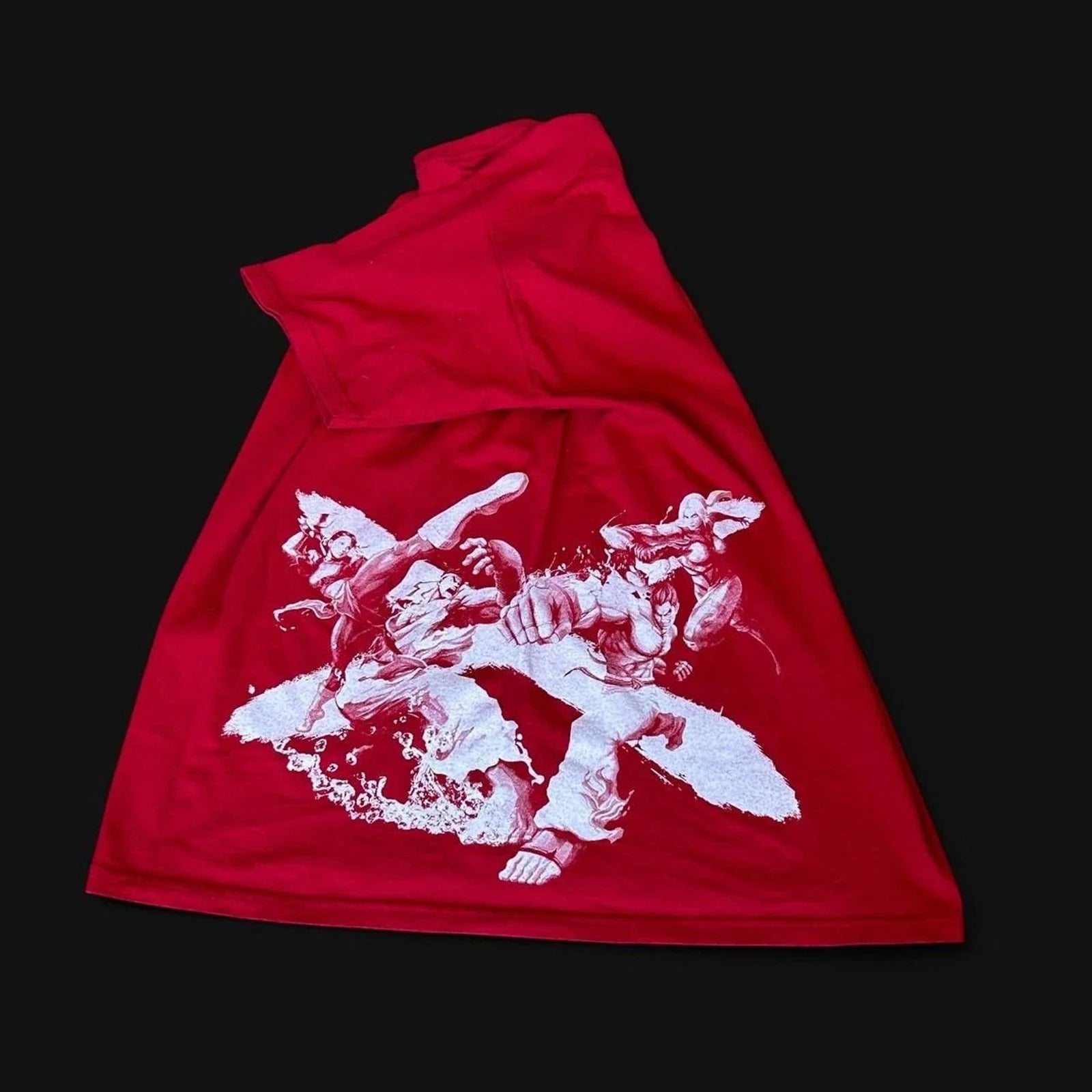 Street Fighter X Tekken vintage 00s style side - Adult & Kids T-Shirts, Sweatshirts & Hoodies apparel design preview 1