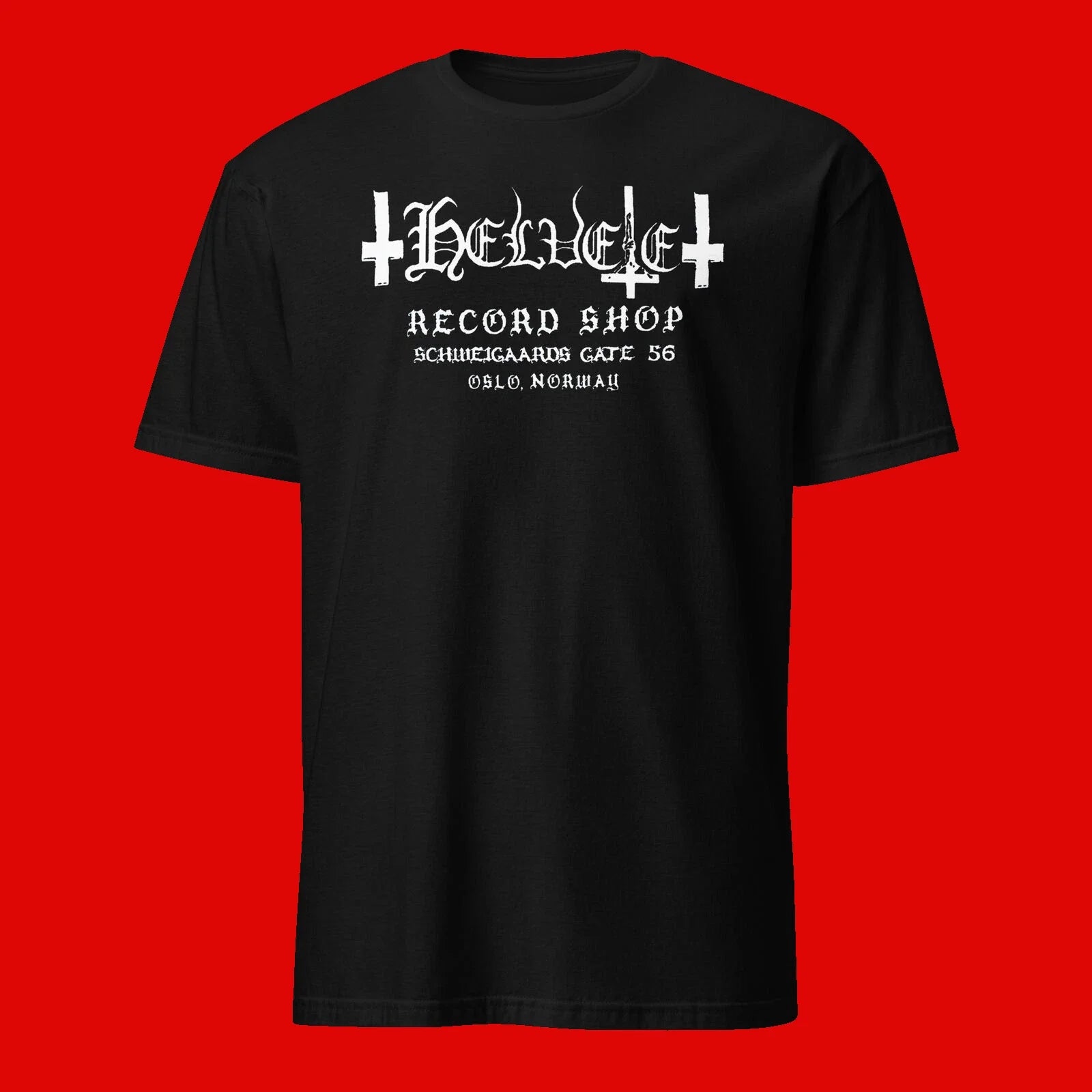 HELVETE RECORDS Mayhem 90's Norwegian Black Metal - Adult & Kids T-Shirts, Sweatshirts & Hoodies apparel design preview 1