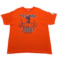 Gildan Houston Astros Jose Altuve Yes Way Orange - Adult & Kids T-Shirts, Sweatshirts & Hoodies apparel design preview 1